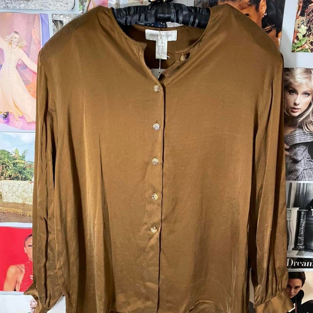 Jones New York Vintage Silk Blouse NWT